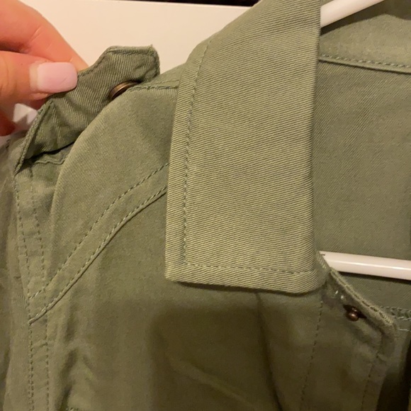NWT Olive Green Shirt Jacket - Picture 6 of 8